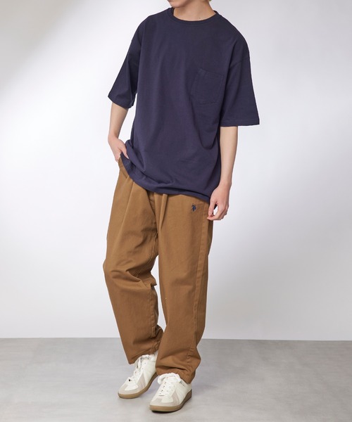 United Athle（ユナイテッドアスレ）の「【United Athle】5.6オンス ビッグシルエットポケットTシャツ 半袖無地T ※5008（Tシャツ/カットソー・メンズ・ブラック/ホワイト/グレー/カーキ/ベージュ/ネイビー・S/XL/M/L）」の21枚目の写真