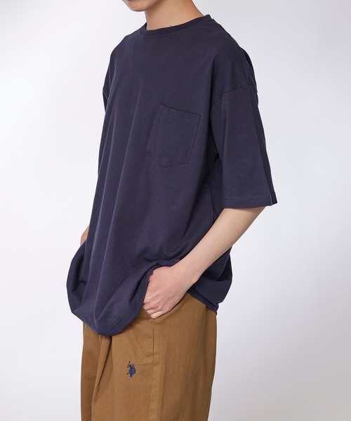 United Athle（ユナイテッドアスレ）の「【United Athle】5.6オンス ビッグシルエットポケットTシャツ 半袖無地T ※5008（Tシャツ/カットソー・メンズ・ブラック/ホワイト/グレー/カーキ/ベージュ/ネイビー・S/XL/M/L）」の20枚目の写真