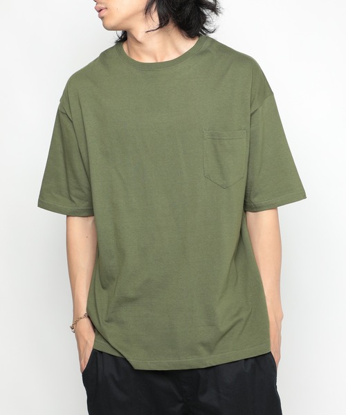 United Athle（ユナイテッドアスレ）の「【United Athle】5.6オンス ビッグシルエットポケットTシャツ 半袖無地T ※5008（Tシャツ/カットソー・メンズ・ブラック/ホワイト/グレー/カーキ/ベージュ/ネイビー・S/XL/M/L）」の11枚目の写真