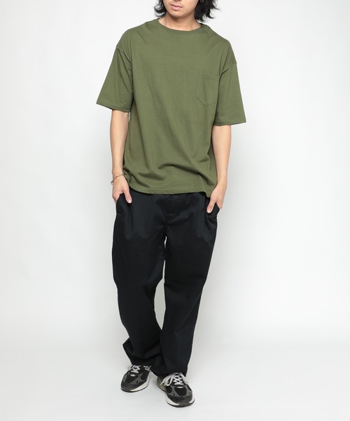 United Athle（ユナイテッドアスレ）の「【United Athle】5.6オンス ビッグシルエットポケットTシャツ 半袖無地T ※5008（Tシャツ/カットソー・メンズ・ブラック/ホワイト/グレー/カーキ/ベージュ/ネイビー・S/XL/M/L）」の10枚目の写真