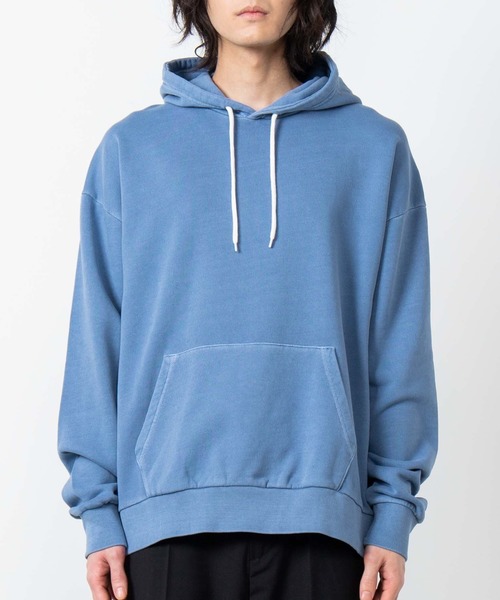 WEGO（ウィゴー）の「WEGO/ピグメントビッグシルエットプルパーカー（パーカー・メンズ・グリーン系その他/ブルー系その他/レッド系その他・MEDIUM/LARGE）」の17枚目の写真