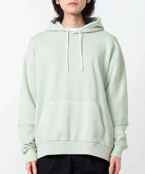 WEGO（ウィゴー）の「WEGO/ピグメントビッグシルエットプルパーカー（パーカー・メンズ・グリーン系その他/ブルー系その他/レッド系その他・MEDIUM/LARGE）」の16枚目の写真