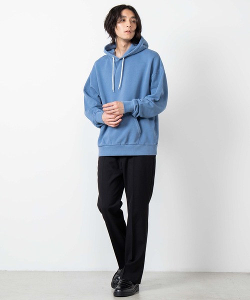 WEGO（ウィゴー）の「WEGO/ピグメントビッグシルエットプルパーカー（パーカー・メンズ・グリーン系その他/ブルー系その他/レッド系その他・MEDIUM/LARGE）」の9枚目の写真