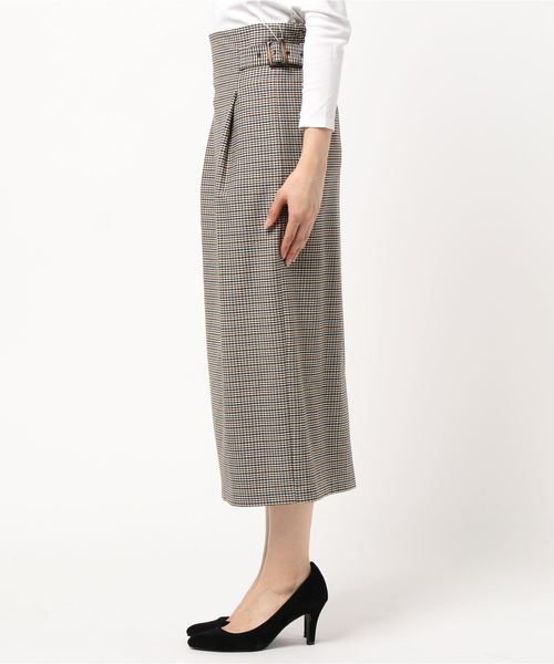 archives（アルシーヴ）の「【SETUPにも】チェックスカート（スカート・レディース・ブラウン/グレー/モカ・MEDIUM）」の5枚目の写真