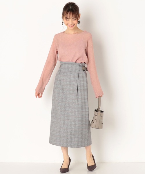 archives（アルシーヴ）の「【SETUPにも】チェックスカート（スカート・レディース・ブラウン/グレー/モカ・MEDIUM）」の21枚目の写真