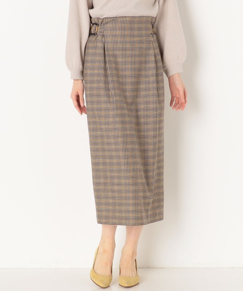 archives（アルシーヴ）の「【SETUPにも】チェックスカート（スカート・レディース・ブラウン/グレー/モカ・MEDIUM）」の16枚目の写真