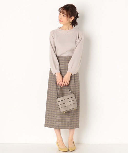 archives（アルシーヴ）の「【SETUPにも】チェックスカート（スカート・レディース・ブラウン/グレー/モカ・MEDIUM）」の17枚目の写真