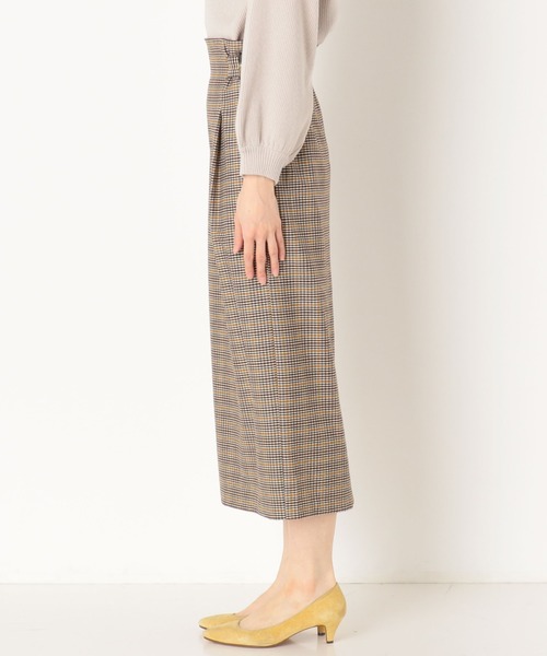 archives（アルシーヴ）の「【SETUPにも】チェックスカート（スカート・レディース・ブラウン/グレー/モカ・MEDIUM）」の12枚目の写真