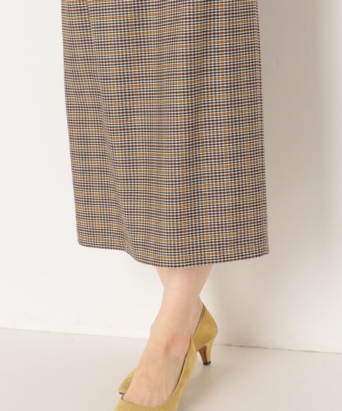 archives（アルシーヴ）の「【SETUPにも】チェックスカート（スカート・レディース・ブラウン/グレー/モカ・MEDIUM）」の7枚目の写真