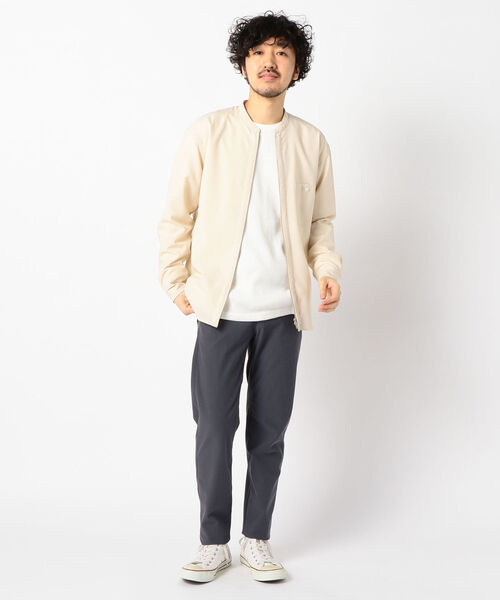 GLOSTER(グロスター)の「ZIP バンドカラー シャツ ブルゾン (シャツ/ブラウス・メンズ・インディゴブルー/アイボリー/ネイビー・XL/L/S/M)」の11枚目の写真