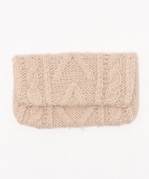 Rienda リエンダ の Hand Knitケーブルクラッチバッグ クラッチバッグ Wear