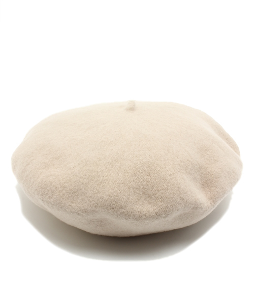 ROSE BUD(ローズバッド)の「(ANYTRA)FLORA 11 WOOL BERET(ハンチング/ベレー帽・レディース・ブラック/グレー/キャメル/ネイビー/グリーン/ボルドー/ライトベージュ/マスタード/ピンク/ライトグリーン/ブルー・ONE SIZE)」の4枚目の写真