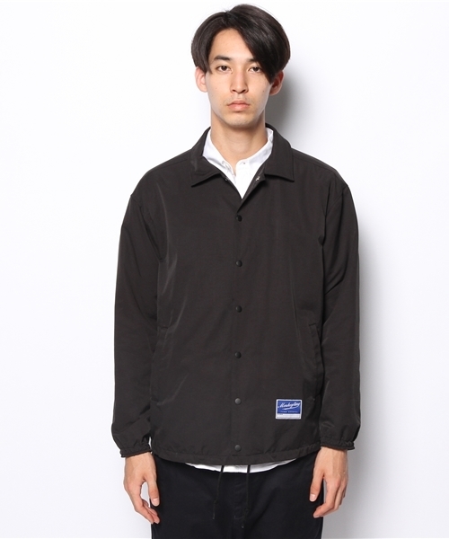 MONKEY TIME（モンキータイム）の「MTナイロン コットン クロス コーチジャケット ◆（その他アウター・メンズ・ブラック・MEDIUM/SMALL/X-LARGE/LARGE）」の2枚目の写真