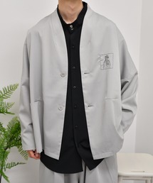 kutir | 刺繍ノーカラージャケット(テーラードジャケット)
