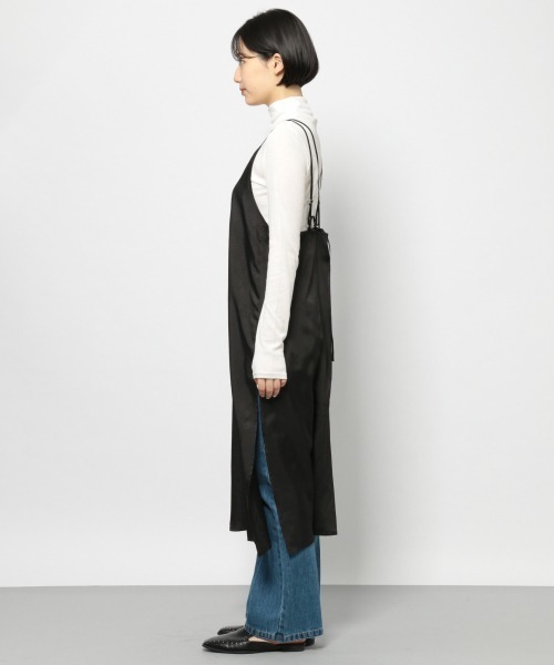PAGEBOY（ページボーイ）の「クラッシュサテンキャミワンピース（ワンピース・レディース・ブラック/ライム/グレイッシュベージュ・FREE）」の12枚目の写真