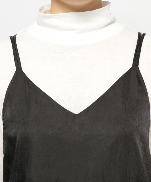 PAGEBOY（ページボーイ）の「クラッシュサテンキャミワンピース（ワンピース・レディース・ブラック/ライム/グレイッシュベージュ・FREE）」の18枚目の写真
