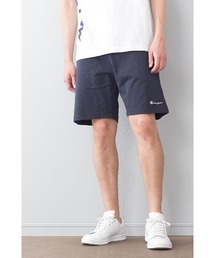 【CHAMPION/チャンピオン】ルームウェア＆ワンマイルコーデベストセラーアイテム 柔らか感触のワンポイントロゴ入りスウェットショーツ　Ｃ３－Ｐ５０１