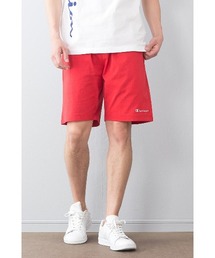 【CHAMPION/チャンピオン】ルームウェア&ワンマイルコーデベストセラーアイテム 柔らか感触のワンポイントロゴ入りスウェットショーツ C3-P501