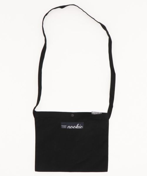 THE Nookie(ザヌーキー)の「/THE Nookie/LOGO SACOCHE(ショルダーバッグ・レディース・ブラック/アイボリー・FREE)」の3枚目の写真