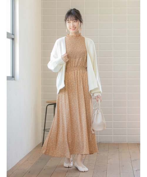 fifth(フィフス)の「鹿の子編みニットカーディガン(カーディガン/ボレロ・レディース・ライトグリーン/アイボリー・MEDIUM)」の12枚目の写真