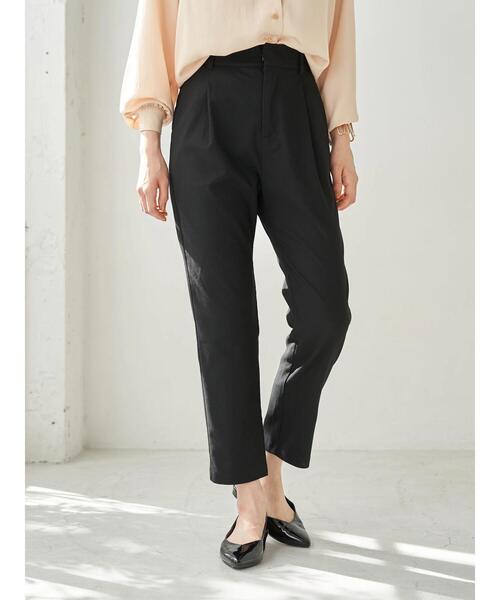 earth music&ecology(アースミュージックアンドエコロジー)の「美人シルエットパンツ(テーパード) *(その他パンツ・レディース・ブラック/ブラウン/ミント/ラベンダー/チェック/ブラウン系その他4・S/M/L)」の8枚目の写真