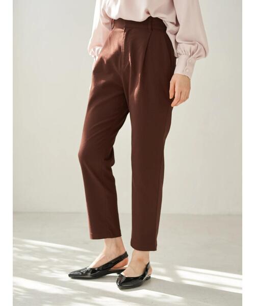 earth music&ecology(アースミュージックアンドエコロジー)の「美人シルエットパンツ(テーパード) *(その他パンツ・レディース・ブラック/ブラウン/ミント/ラベンダー/チェック/ブラウン系その他4・S/M/L)」の15枚目の写真