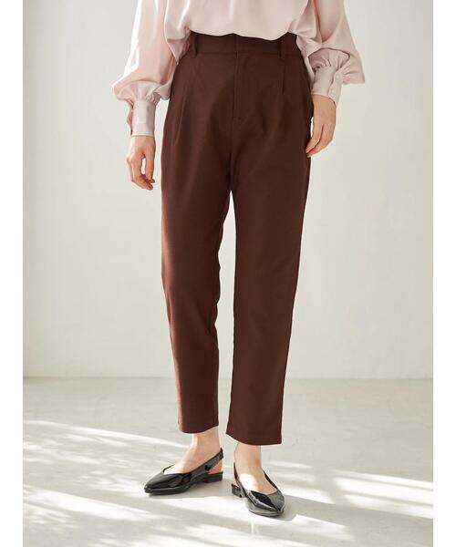 earth music&ecology(アースミュージックアンドエコロジー)の「美人シルエットパンツ(テーパード) *(その他パンツ・レディース・ブラック/ブラウン/ミント/ラベンダー/チェック/ブラウン系その他4・S/M/L)」の16枚目の写真