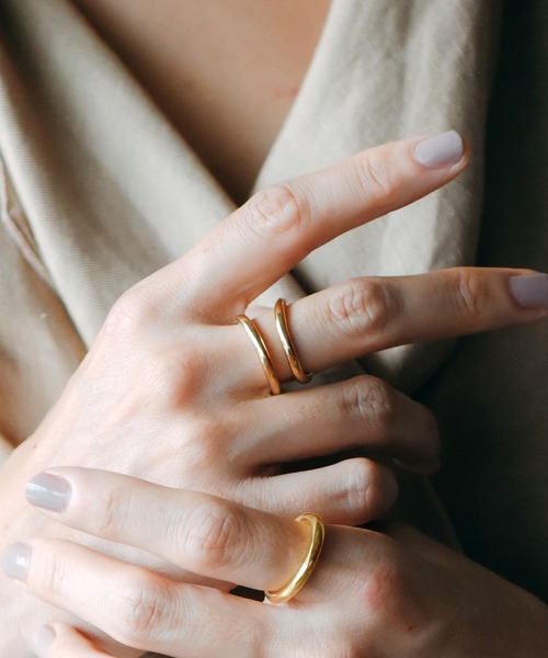 Losau（ロサウ）の「Losau ロサウ / Cuff ring カフリング シルバー925 / lo-r011si（リング・レディース・シルバー/ゴールド・9号/11号/13号/15号/5号/7号）」の7枚目の写真