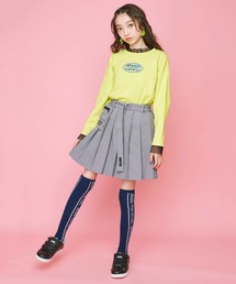 JENNI love（ジェニィラブ）の「ロゴラインニーハイソックス