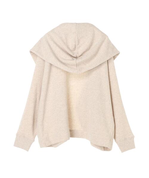 CRAFT STANDARD BOUTIQUE（クラフトスタンダードブティック）の「ドルマンフード付き裏毛カーディガン●（カーディガン/ボレロ・レディース・ブラック/ベージュ/ブラウン・FREE）」の8枚目の写真
