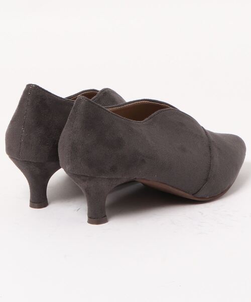 flower（フラワー）の「フェミニンアンクルカットブーツ（ブーツ・レディース・ベージュ/グレー・8/7）」の3枚目の写真