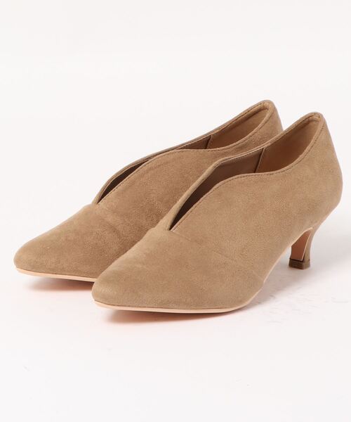 flower（フラワー）の「フェミニンアンクルカットブーツ（ブーツ・レディース・ベージュ/グレー・8/7）」の7枚目の写真