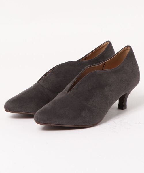 flower（フラワー）の「フェミニンアンクルカットブーツ（ブーツ・レディース・ベージュ/グレー・8/7）」の8枚目の写真