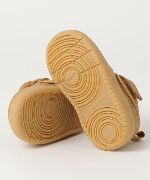 NIKE（ナイキ）の「NIKE ナイキ 12-16COURT BOROUGH LOW 2 (TDV) コート バーロウ LOW 2 TDV BQ5453-700 ABC-MART限定 *700WHEAT/WHEAT（スニーカー・キッズ・ブラウン・16/12/14/15 /13）」の2枚目の写真