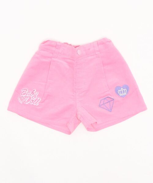 BABYDOLL（ベビードール）の「コーデュロイショートパンツ 4524K（その他パンツ・キッズ・ベージュ/ブラック/ベビーピンク・110cm/140cm/100cm/120cm/90cm/130cm/80ｃｍ）」の3枚目の写真