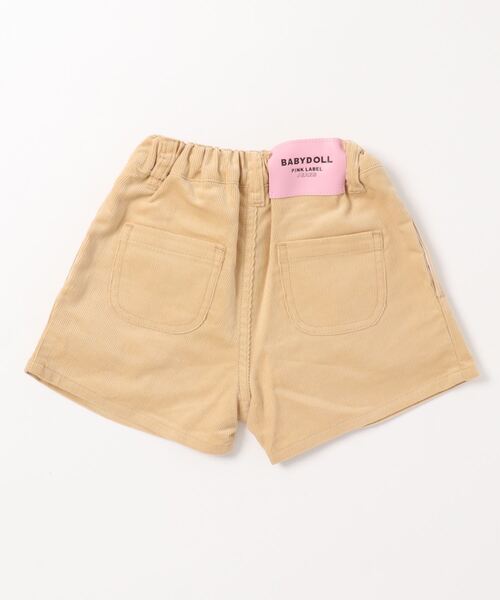 BABYDOLL（ベビードール）の「コーデュロイショートパンツ 4524K（その他パンツ・キッズ・ベージュ/ブラック/ベビーピンク・110cm/140cm/100cm/120cm/90cm/130cm/80ｃｍ）」の4枚目の写真