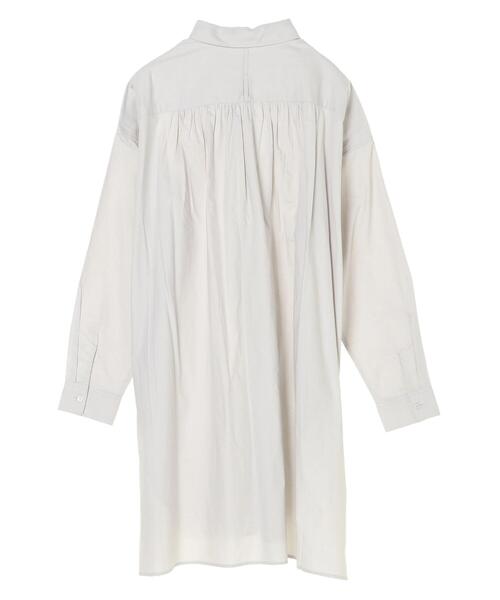 AMERICAN HOLIC(アメリカンホリック)の「レギュラーカラー比翼シャツチュニック(シャツ/ブラウス・レディース・チャコールグレー/ライトグレー/パープル/オフホワイト/ストライプ/ホワイト系その他6・FREE)」の18枚目の写真