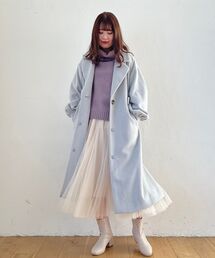 MAJESTIC LEGON | ニュアンスチェックガウンコート(その他アウター)