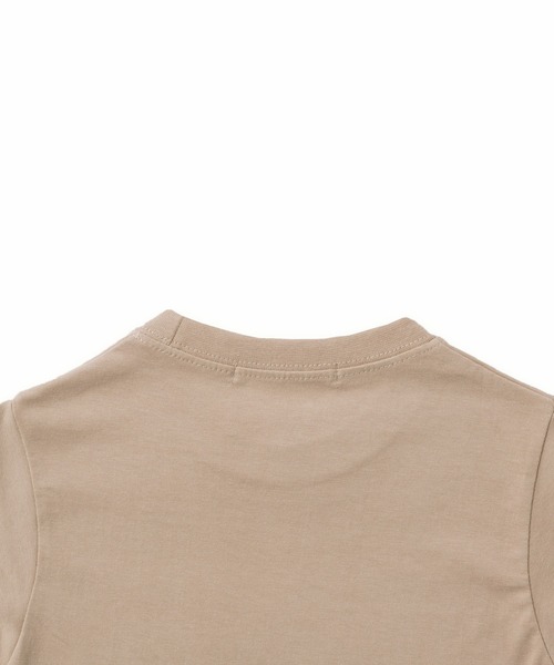 SHISKY（シスキー）の「SHISKY / シスキー ロゴプリント ビックシルエット クルーネック 7分袖 トップス カットソー キッズ（Tシャツ/カットソー・キッズ・オフホワイト/ベージュ系その他/ホワイト系その他2/ブラック/チャコール/オレンジ/ブラック系その他3/ブラック系その他/グレー系その他2/モカ/サックスブルー/ホワイト系その他/杢グレー/ベージュ/ホワイト系その他3/ブラウン系その他/ブラック系その他2/グリーン系その他/ミント/グレー系その他・110/150/130/160/140/120）」の22枚目の写真