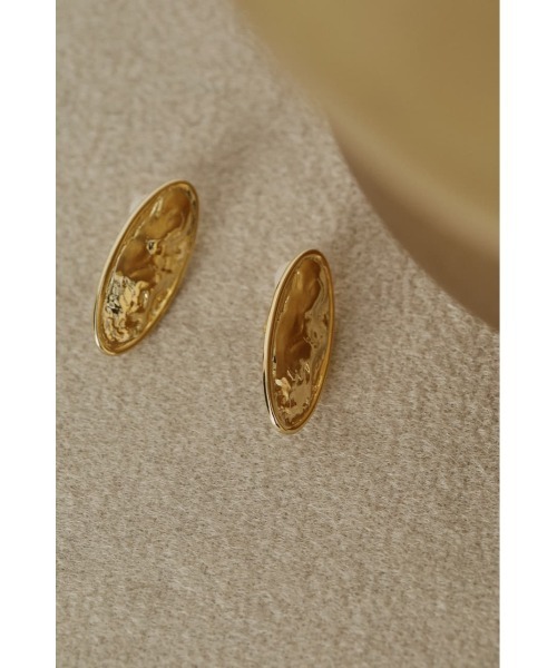 RIM.ARK(リムアーク)の「Melting texture earring(ピアス(両耳用)・レディース・シルバー/ゴールド・FREE)」の13枚目の写真
