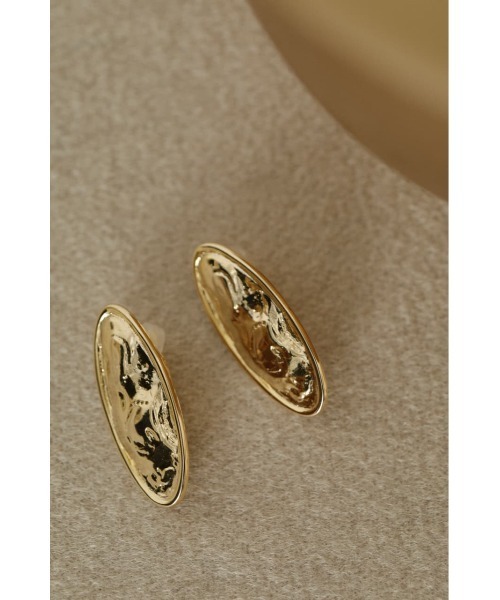 RIM.ARK(リムアーク)の「Melting texture earring(ピアス(両耳用)・レディース・シルバー/ゴールド・FREE)」の15枚目の写真