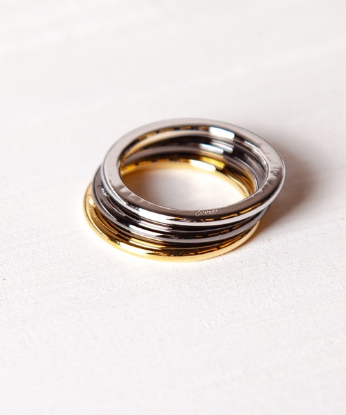 Genri（ゲンリ）の「Genri /コーティングフラットリング（リング・メンズ・ブラック/シルバー/ゴールド・5号/15号/17号/11号/9号/7号）」の9枚目の写真
