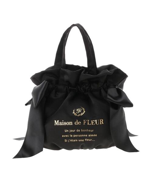 メゾン ド フルール Maison de FLEUR ギャザー2Wayトートバッグ