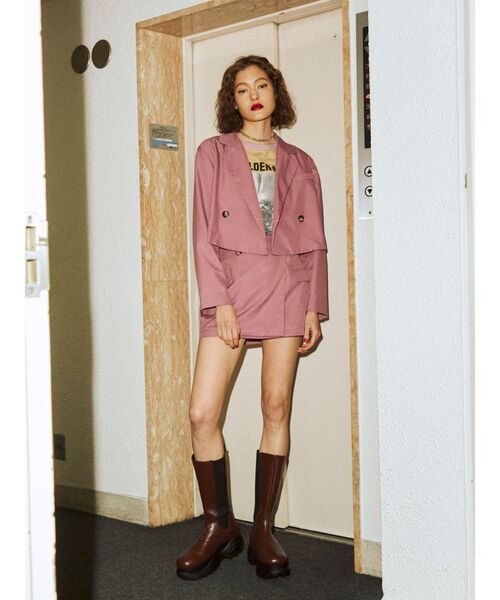 jouetie(ジュエティ)の「スニーカーソールサイドゴアブーツ(ブーツ・レディース・ブラック/ボルドー/その他1・L/M)」の7枚目の写真