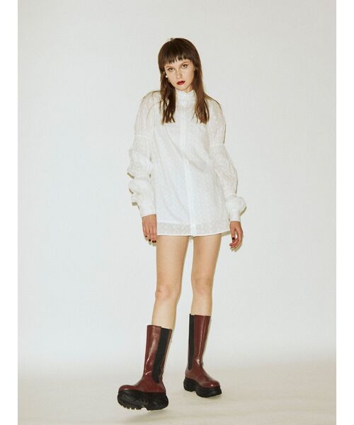 jouetie(ジュエティ)の「スニーカーソールサイドゴアブーツ(ブーツ・レディース・ブラック/ボルドー/その他1・L/M)」の8枚目の写真