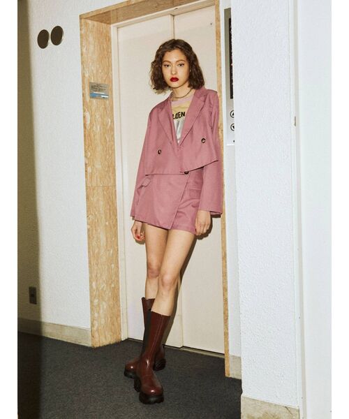 jouetie(ジュエティ)の「スニーカーソールサイドゴアブーツ(ブーツ・レディース・ブラック/ボルドー/その他1・L/M)」の17枚目の写真