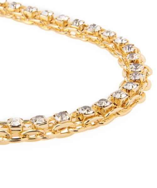 BEAUTY&YOUTH UNITED ARROWS（ビューティーアンドユースユナイテッドアローズ）の「BYMCM ダブルチェーン ビジューネックレス ◆（ネックレス・レディース・ゴールド/ブラック・フリー）」の5枚目の写真