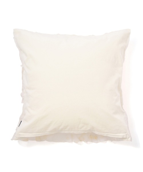 Francfranc（フランフラン）の「FF クッションカバー 450×450 ホワイト （U-035）（クッション/クッションカバー・レディース・ホワイト・FREE）」の2枚目の写真