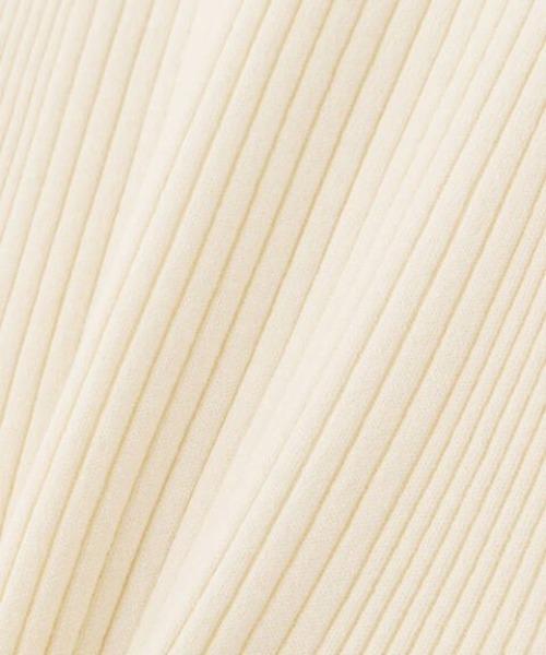 N.(N. Natural Beauty Basic)(エヌエヌナチュラルビューティーベーシック)の「◆ポイントボタンランダムリブニット(ニット/セーター・レディース・ベージュ/ネイビー/オフホワイト/ブルー・MEDIUM)」の18枚目の写真