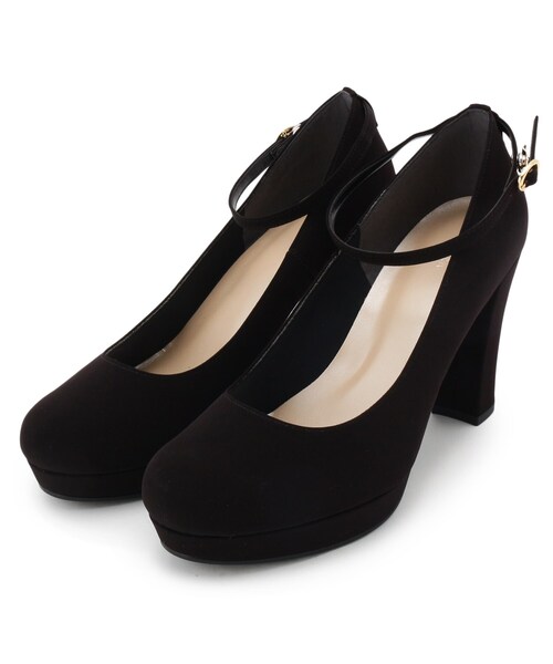 ESPERANZA(エスペランサ)の「◆【21.5cm~25.0cm】リピータ続出!チャンキーヒールの3WAYパンプス(パンプス・レディース・ブラック/アイボリー/ダークウッド/ブラック系2・22.5cm/23.5cm/24.5cm/23.0cm/24.0cm/25.0cm/21.5cm/22.0cm)」の3枚目の写真